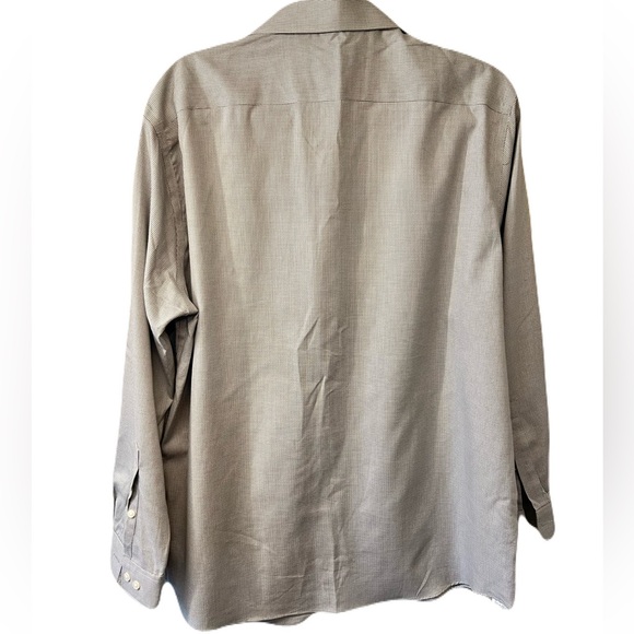 Michael Kors Air Soft Light Gray Dress Shirt Regular Fit Large 16 1/2 - Picture 2 of 5